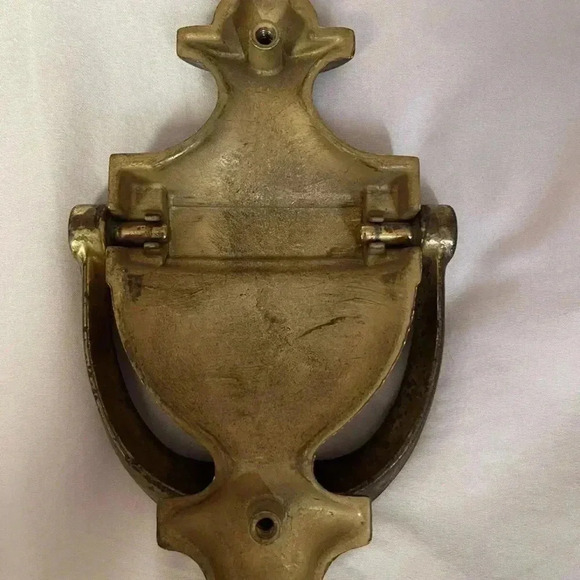 Vintage Brass Door Knocker 7” ~Heavy~ - Picture 2 of 2